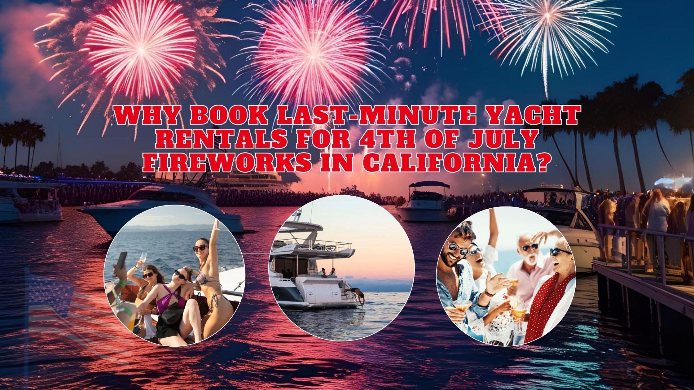 Last-Minute Yacht Rentals for 4th of July Fireworks
