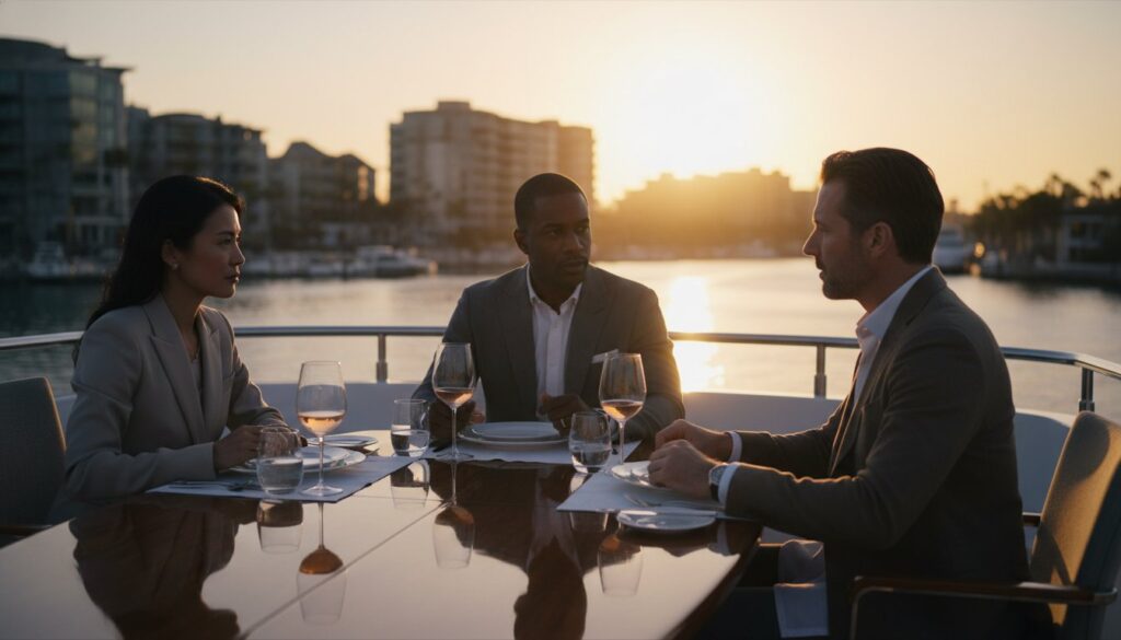 Business Dinner on a Yacht in Los Angeles: The Elite 2026 Executive Guide