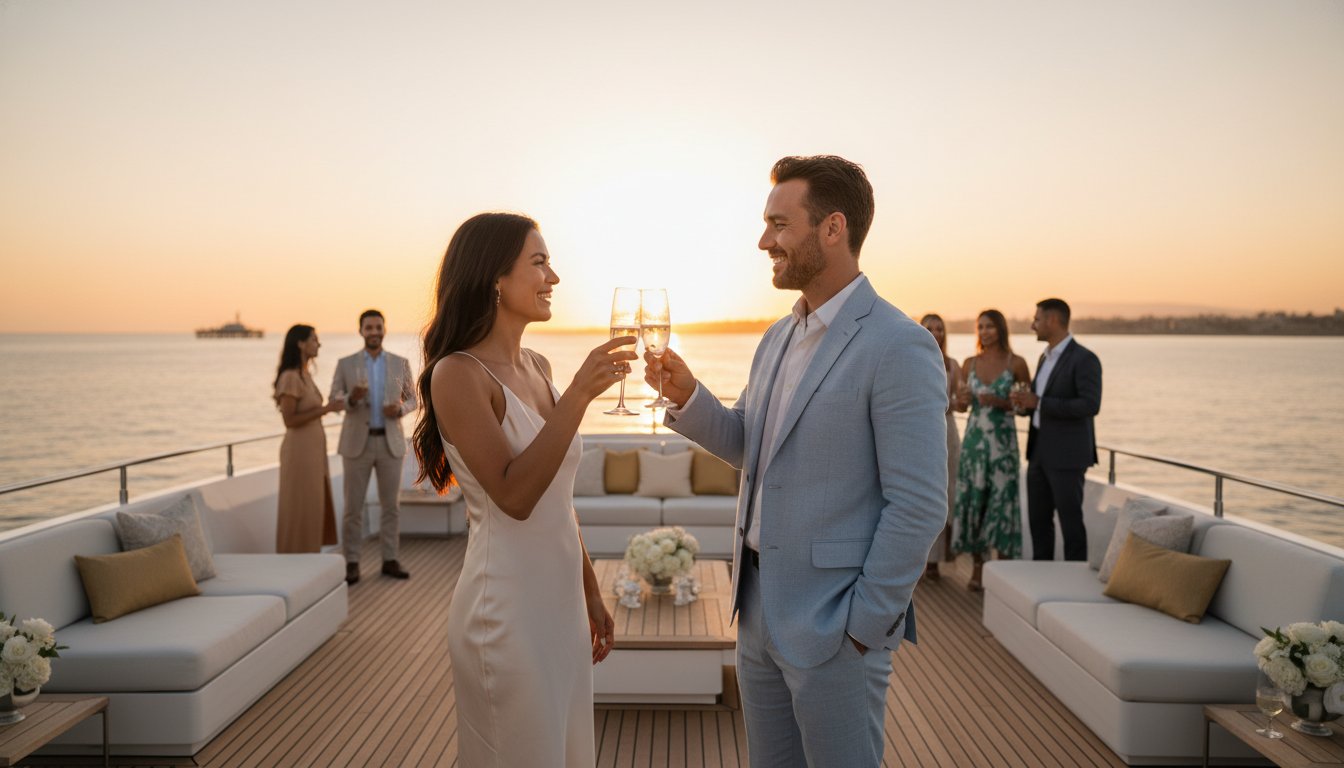 The Ultimate Guide to an Engagement Party on a Yacht in Los Angeles: A VIP Celebration