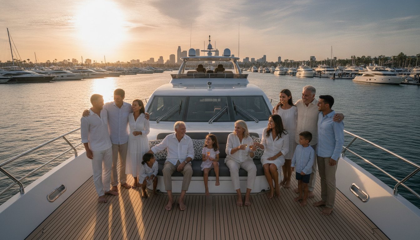 2026 VIP Guide: Luxury Yacht Family Reunions in LA
