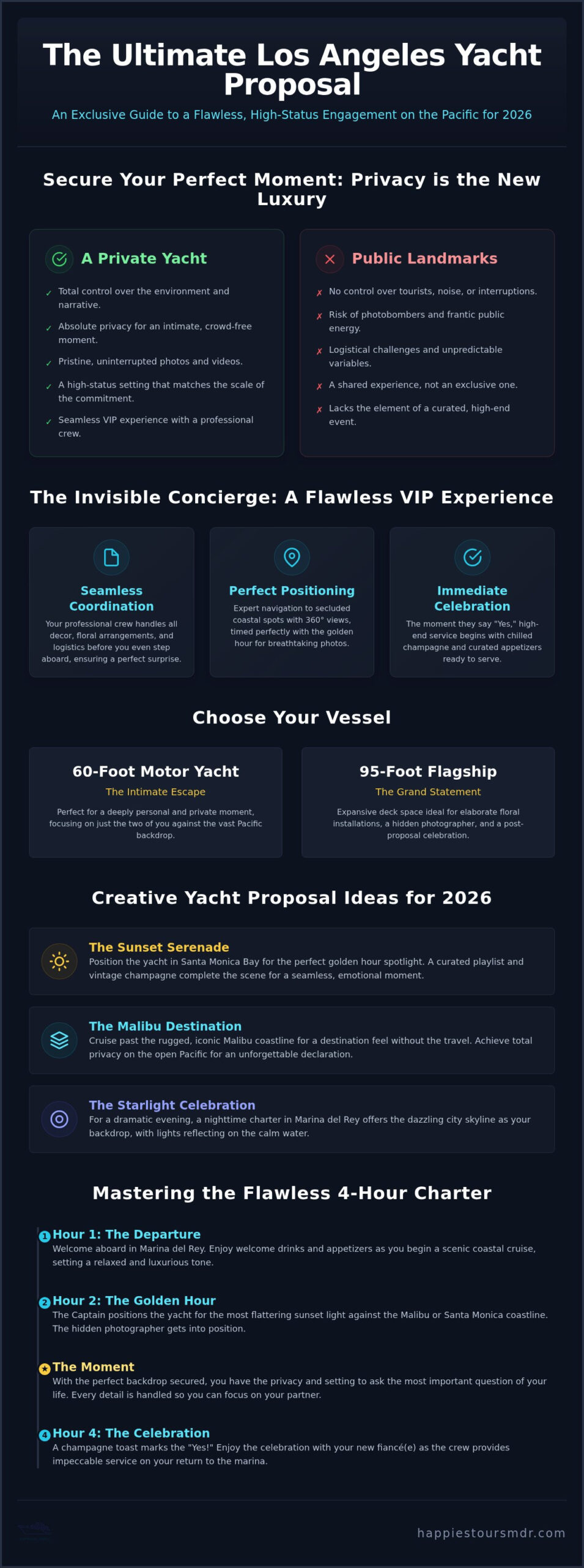 Yacht Proposal Ideas Los Angeles: The Ultimate 2026 Engagement Guide